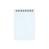 Блокнот на спіралі Axent Delta D8011-01, A6, 48 листів, клітина, гнучка обкладинка